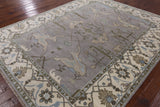 Turkish Oushak Hand Knotted Wool Area Rug - 8' 2" X 10' 1" - Golden Nile