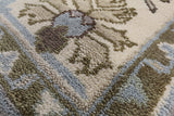 Turkish Oushak Hand Knotted Wool Area Rug - 8' 2" X 10' 1" - Golden Nile
