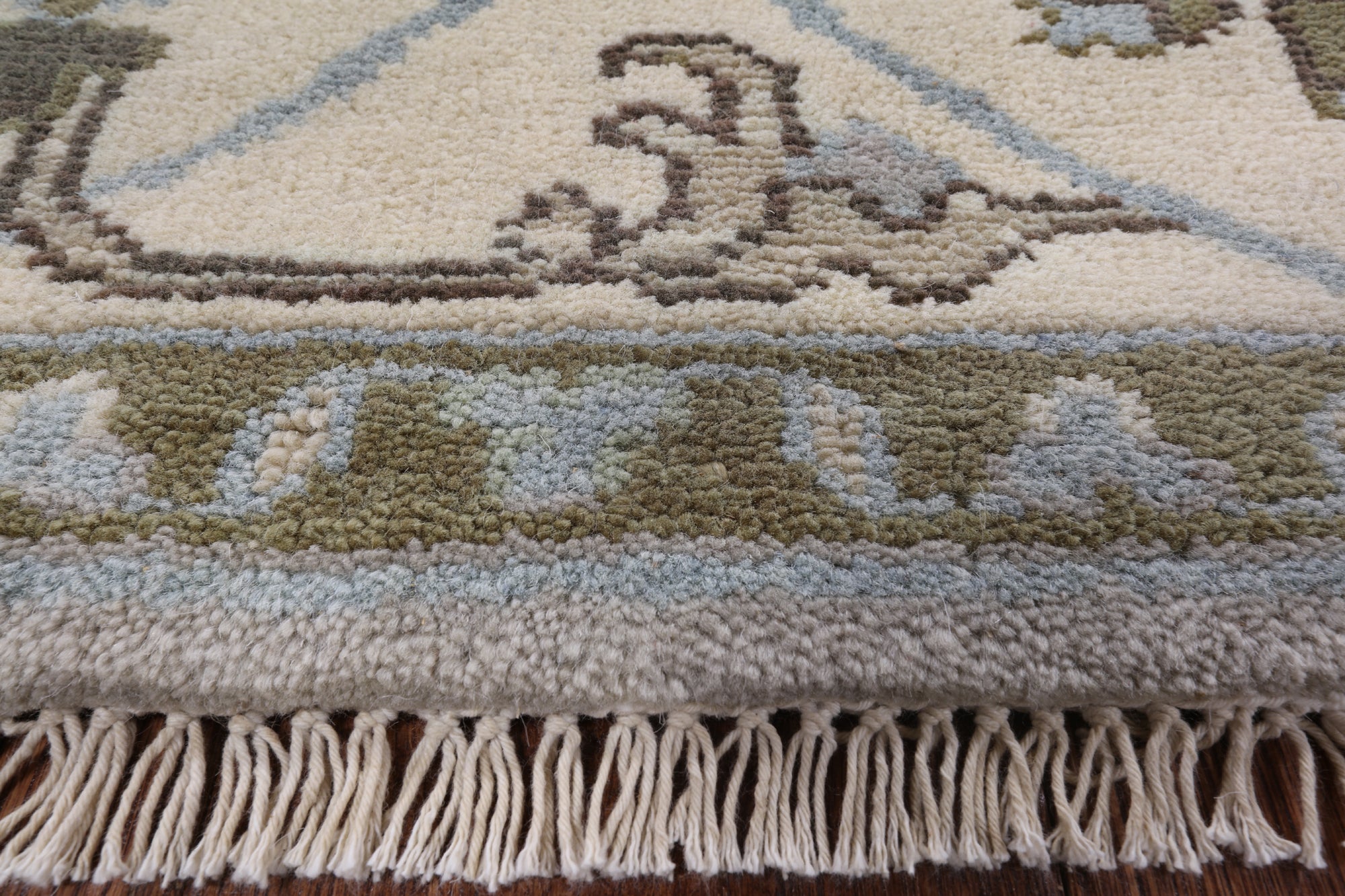 Turkish Oushak Hand Knotted Wool Area Rug - 8' 2" X 10' 1" - Golden Nile