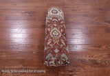 Red Persian Fine Serapi Hand Knotted Wool Rug - 7' 8" X 9' 10" - Golden Nile