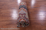 Blue Persian Fine Serapi Hand Knotted Wool Rug - 9' 0" X 11' 11" - Golden Nile