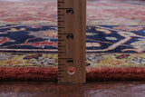 Red Persian Fine Serapi Hand Knotted Wool Rug - 9' 0" X 11' 11" - Golden Nile