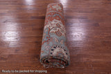 Rust Persian Fine Serapi Hand Knotted Wool Rug - 9' 0" X 11' 10" - Golden Nile