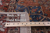 Ivory Persian Fine Serapi Hand Knotted Wool Rug - 8' 8" X 11' 9" - Golden Nile