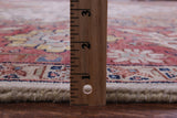 Ivory Persian Fine Serapi Hand Knotted Wool Rug - 8' 8" X 11' 9" - Golden Nile