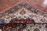 Red Persian Fine Serapi Handmade Wool Rug - 10' 0" X 13' 8" - Golden Nile