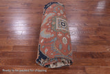 Rust Persian Fine Serapi Hand Knotted Wool Rug - 11' 9" X 14' 9" - Golden Nile