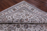 Ivory Persian Nain Hand Knotted Wool & Silk Rug - 8' 2" X 10' 4" - Golden Nile