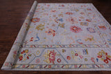 Grey Turkish Oushak Handmade Wool Rug - 10' 4" X 13' 8" - Golden Nile