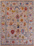 Turkish Oushak Hand Knotted Wool Rug - 10' 4" X 13' 10" - Golden Nile