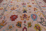 Turkish Oushak Hand Knotted Wool Rug - 10' 4" X 13' 10" - Golden Nile
