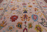 Turkish Oushak Hand Knotted Wool Rug - 10' 4" X 13' 10" - Golden Nile