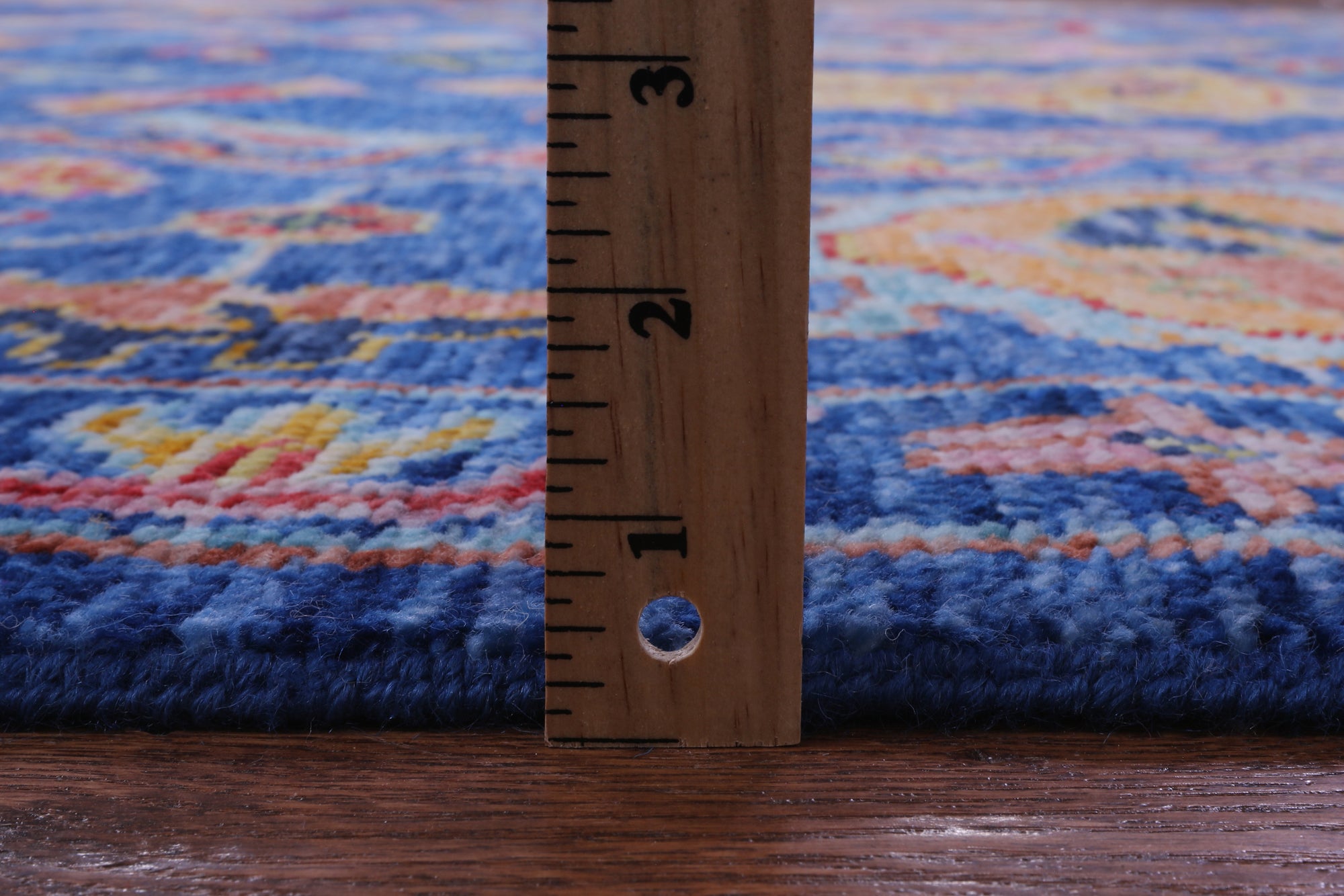Blue Turkish Oushak Handmade Wool Rug - 9' 10" X 13' 9" - Golden Nile