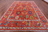 Turkish Oushak Hand Knotted Wool Rug - 10' 4" X 13' 8" - Golden Nile