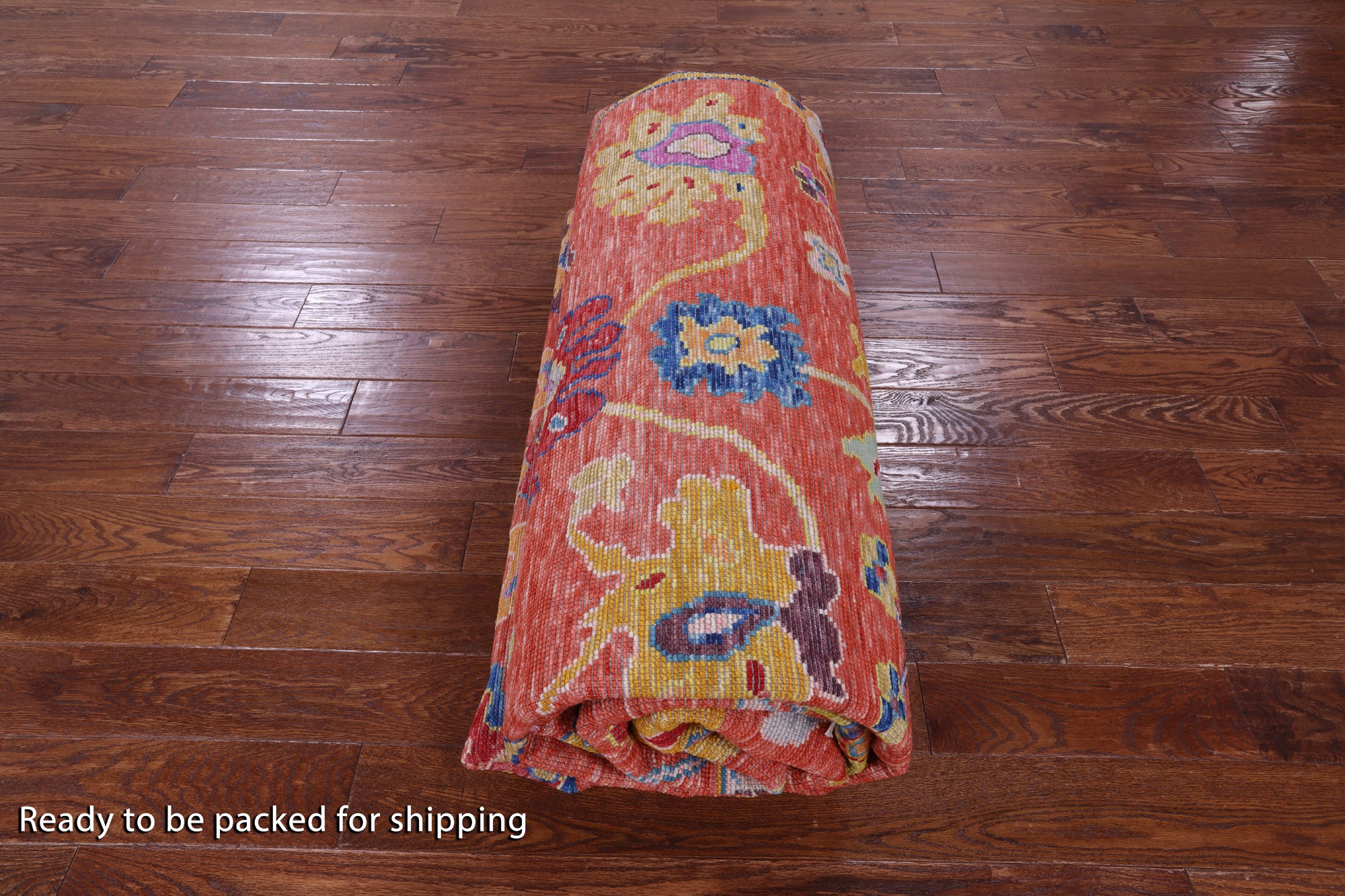 Turkish Oushak Hand Knotted Wool Rug - 10' 4" X 13' 8" - Golden Nile