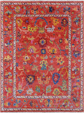 Turkish Oushak Hand Knotted Wool Rug - 10' 4" X 13' 8" - Golden Nile