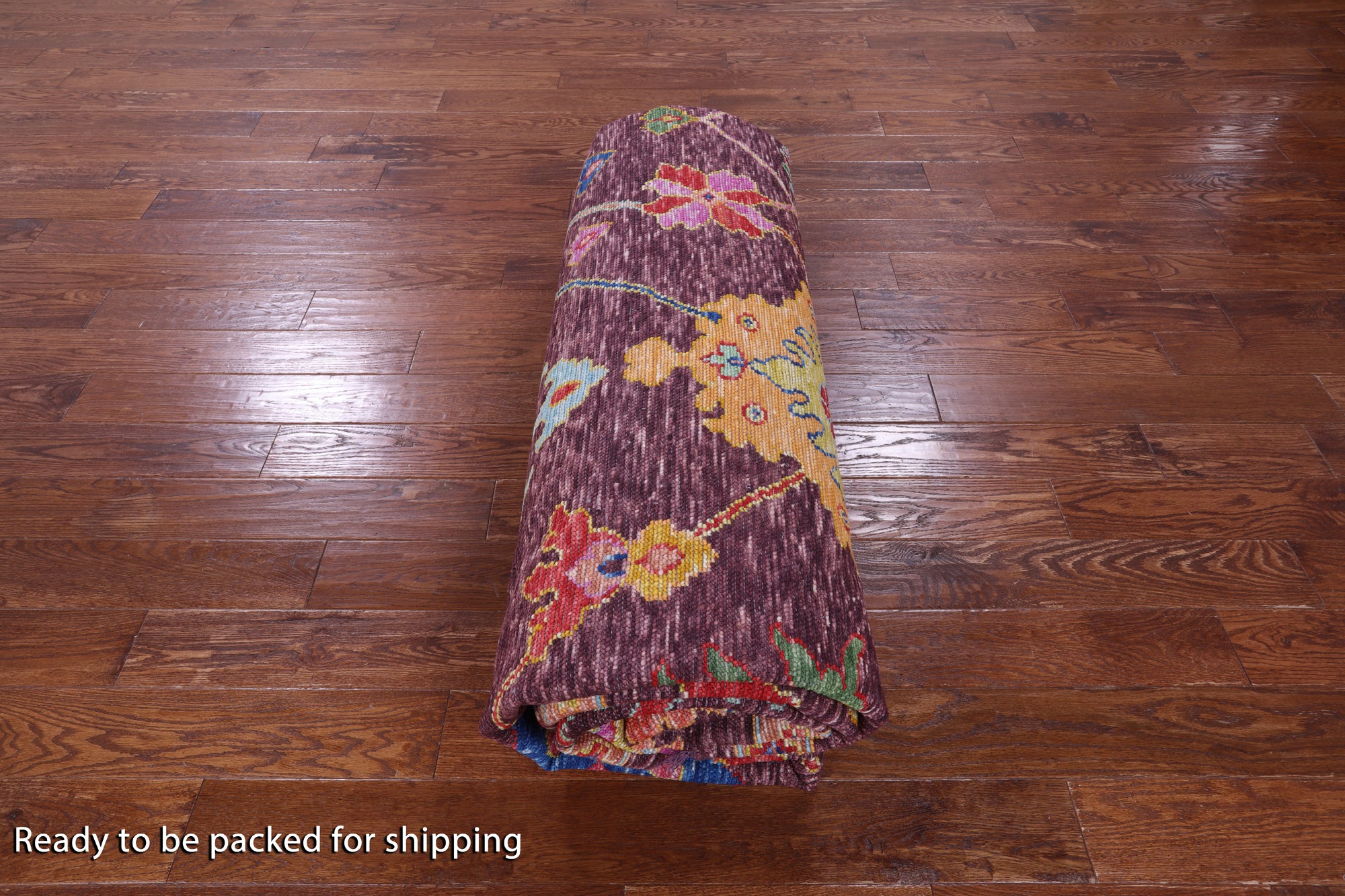 Turkish Oushak Hand Knotted Wool Rug - 10' 5" X 13' 9" - Golden Nile