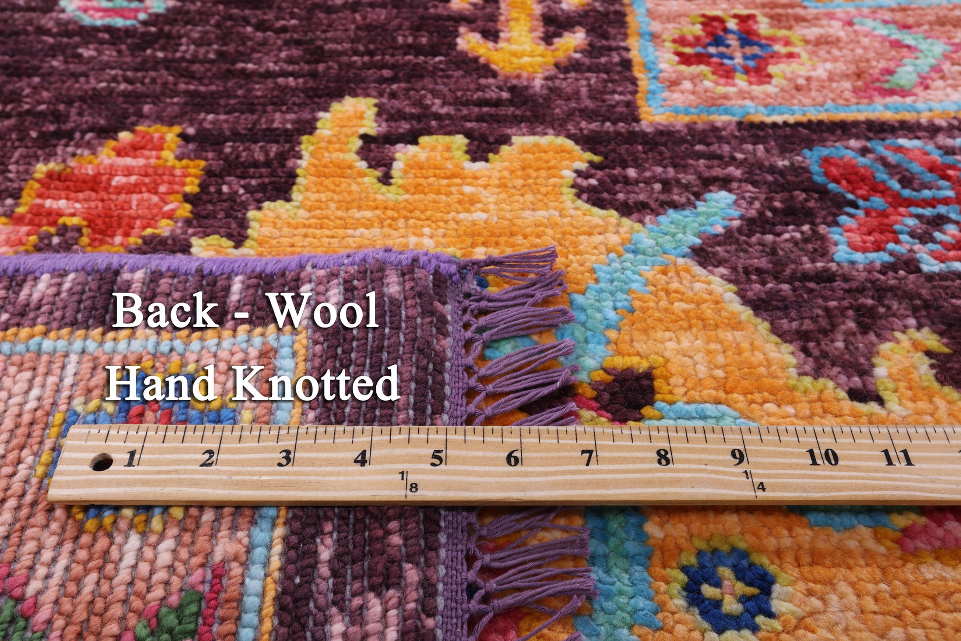 Turkish Oushak Hand Knotted Wool Rug - 10' 5" X 13' 9" - Golden Nile
