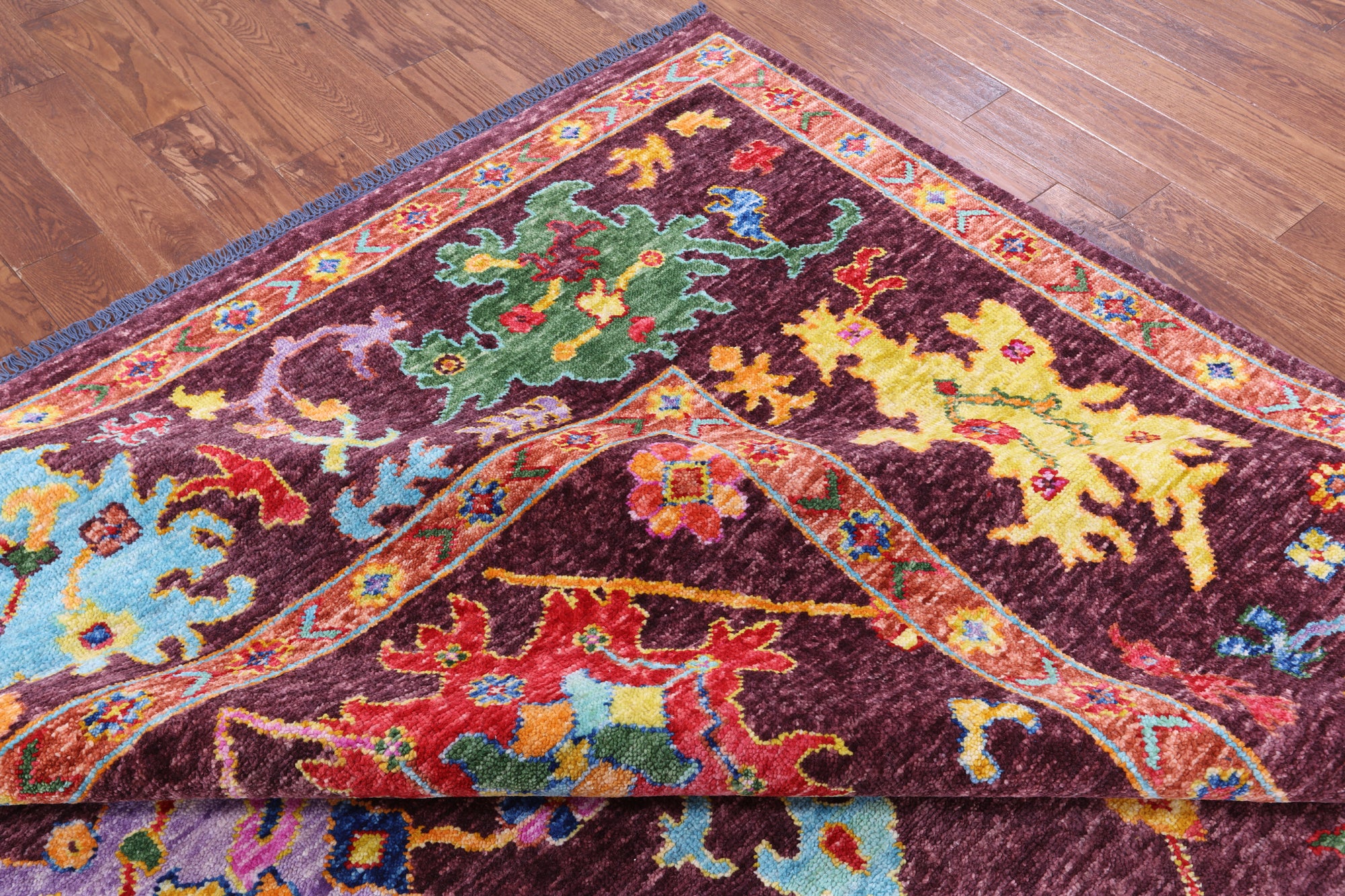 Turkish Oushak Handmade Wool Rug - 10' 2" X 13' 4" - Golden Nile