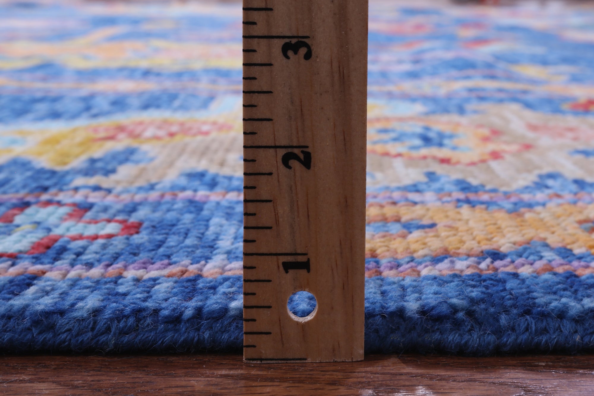 Blue Turkish Oushak Hand Knotted Wool Rug - 10' 1" X 13' 11" - Golden Nile