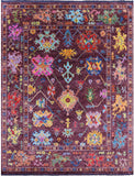 Turkish Oushak Hand Knotted Wool Rug - 9' 1" X 11' 11" - Golden Nile