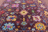 Turkish Oushak Hand Knotted Wool Rug - 9' 1" X 11' 11" - Golden Nile
