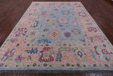 Turkish Oushak Hand Knotted Wool Rug - 9' 3" X 11' 6" - Golden Nile
