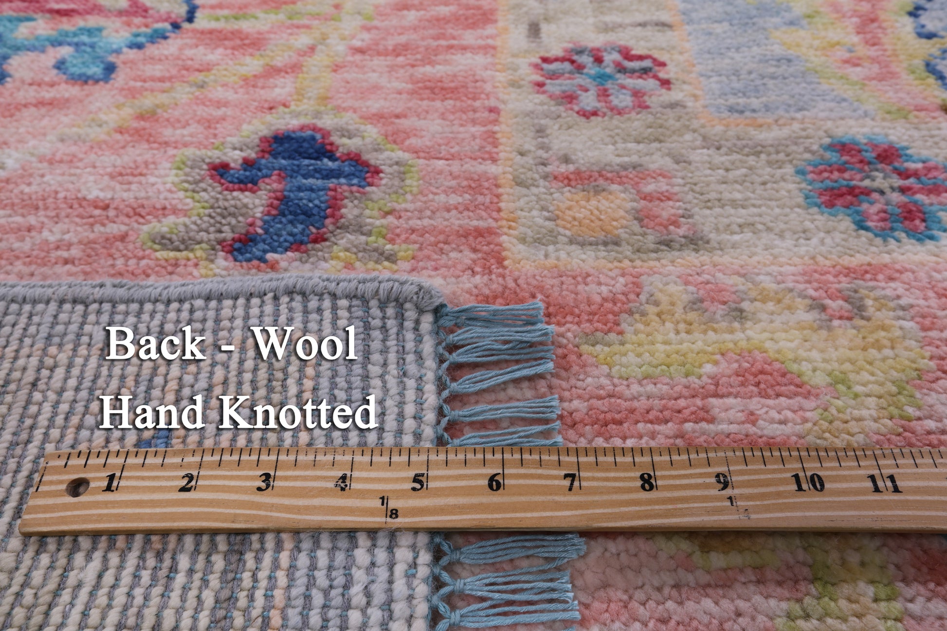 Turkish Oushak Hand Knotted Wool Rug - 9' 3" X 11' 6" - Golden Nile