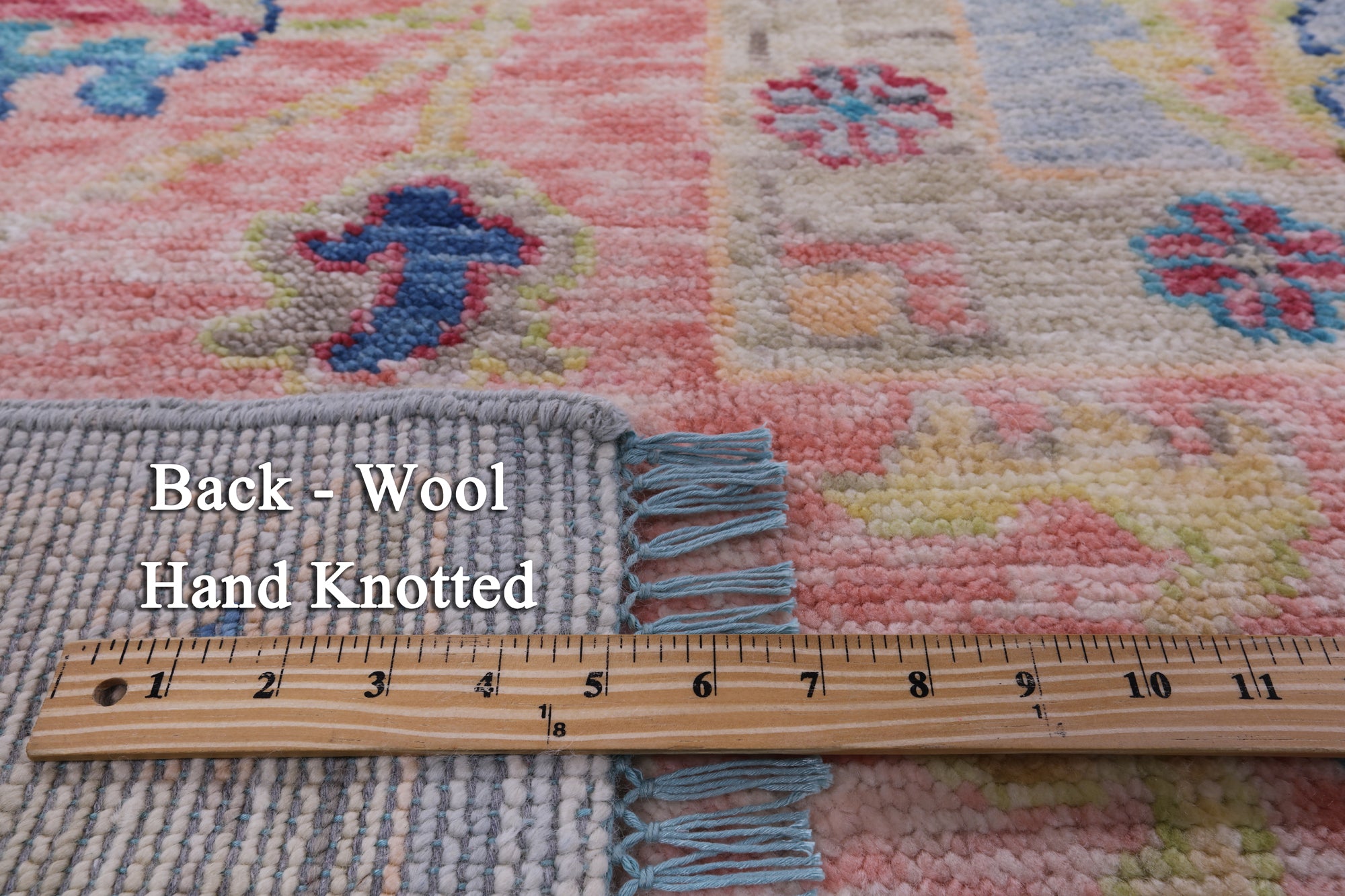 Turkish Oushak Hand Knotted Wool Rug - 9' 3" X 11' 6" - Golden Nile