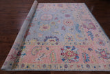 Turkish Oushak Hand Knotted Wool Rug - 9' 3" X 11' 6" - Golden Nile