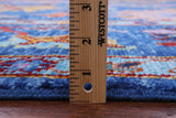 Blue Turkish Oushak Hand Knotted Wool Rug - 9' 2" X 12' 2" - Golden Nile