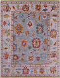 Turkish Oushak Hand Knotted Wool Rug - 9' 3" X 12' 2" - Golden Nile