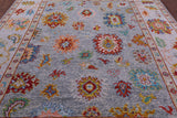 Turkish Oushak Hand Knotted Wool Rug - 9' 3" X 12' 2" - Golden Nile