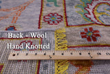 Turkish Oushak Hand Knotted Wool Rug - 9' 3" X 12' 2" - Golden Nile