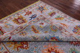 Turkish Oushak Hand Knotted Wool Rug - 9' 3" X 12' 2" - Golden Nile