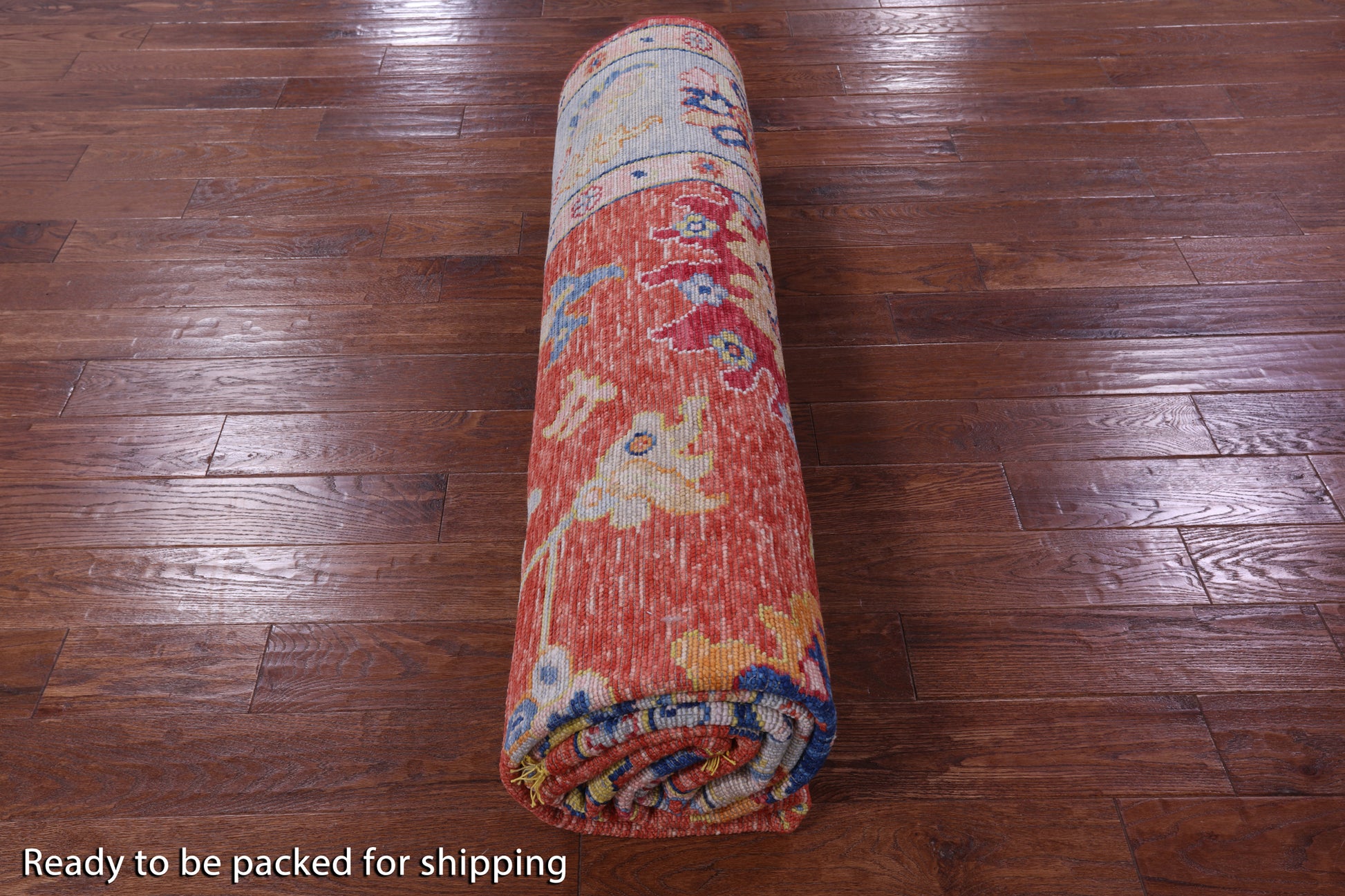 Turkish Oushak Hand Knotted Wool Rug - 8' 11" X 11' 5" - Golden Nile