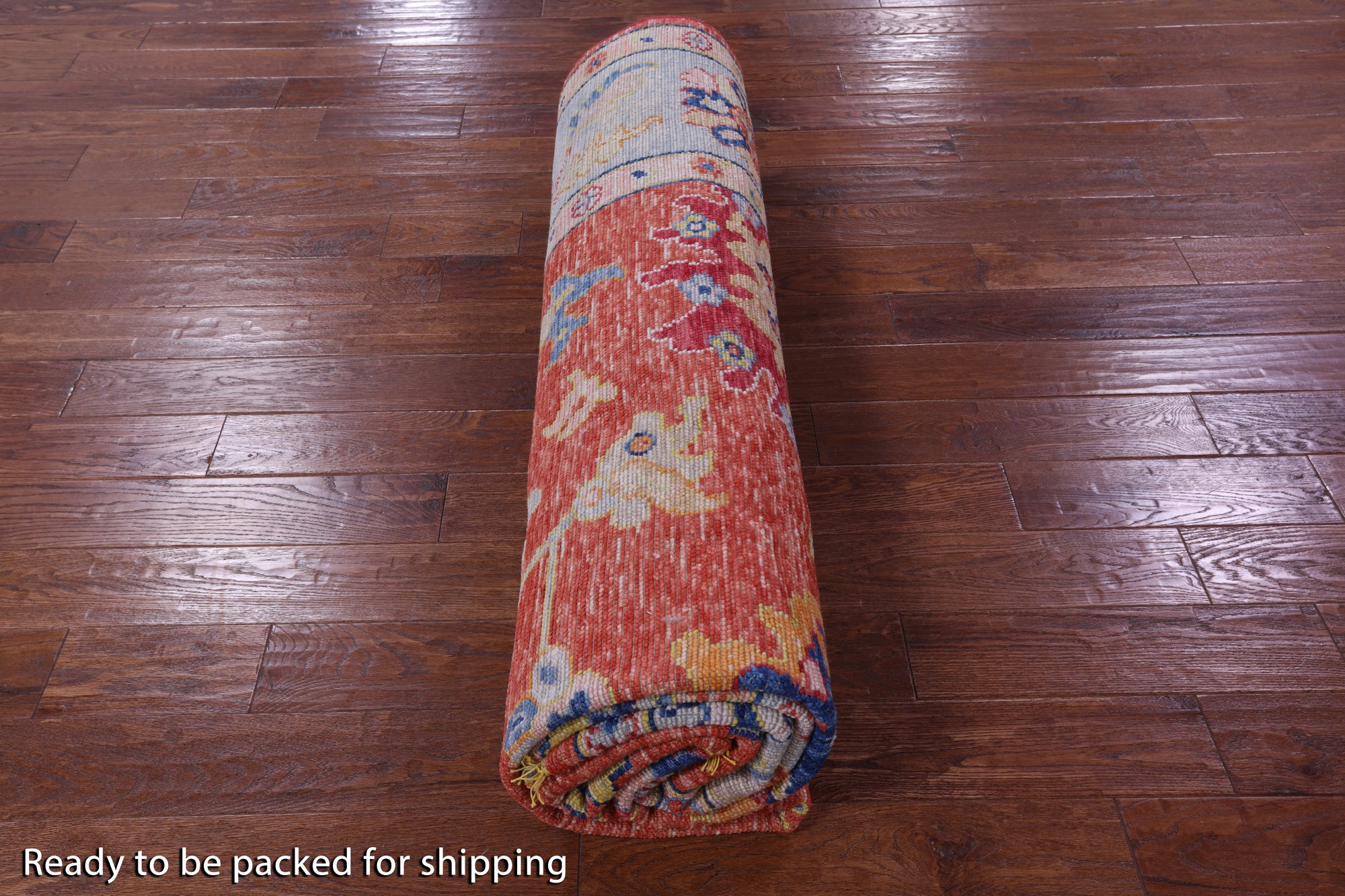Turkish Oushak Hand Knotted Wool Rug - 8' 11" X 11' 5" - Golden Nile