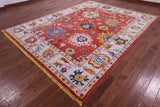 Turkish Oushak Hand Knotted Wool Rug - 8' 11" X 11' 5" - Golden Nile