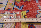 Turkish Oushak Hand Knotted Wool Rug - 8' 11" X 11' 5" - Golden Nile
