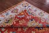 Turkish Oushak Hand Knotted Wool Rug - 8' 11" X 11' 5" - Golden Nile