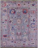 Grey Turkish Oushak Hand Knotted Wool Rug - 9' 5" X 12' 0" - Golden Nile