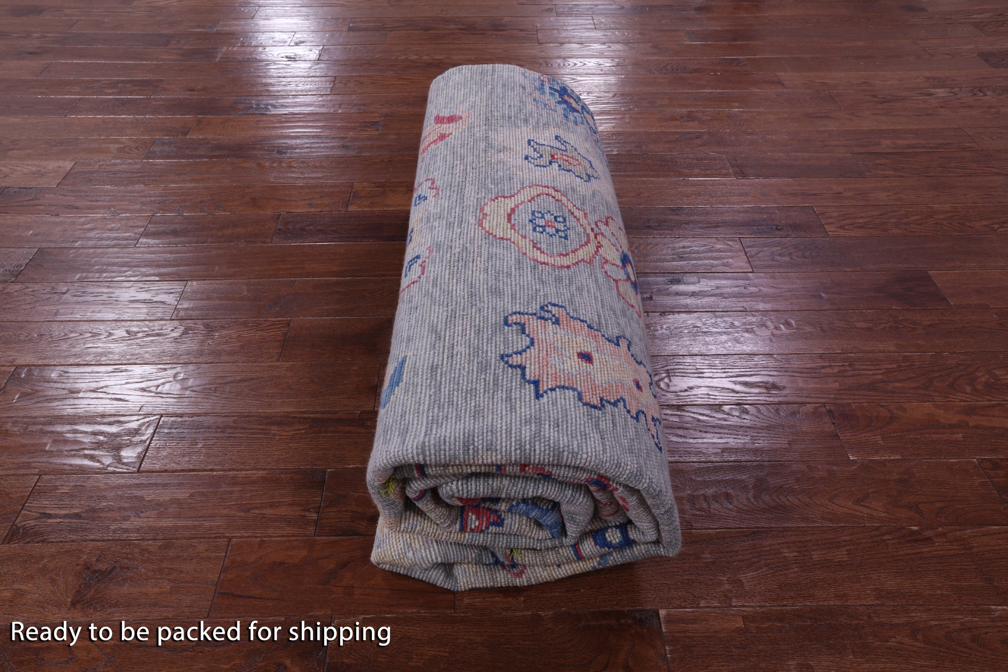 Grey Turkish Oushak Hand Knotted Wool Rug - 9' 5" X 12' 0" - Golden Nile
