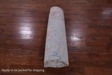 Grey Turkish Oushak Hand Knotted Wool Rug - 9' 3" X 12' 3" - Golden Nile