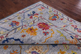 Grey Turkish Oushak Handmade Wool Rug - 10' 4" X 13' 11" - Golden Nile