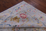 Grey Turkish Oushak Handmade Wool Rug - 9' 4" X 11' 5" - Golden Nile