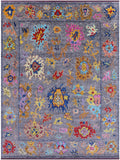 Grey Turkish Oushak Handmade Wool Rug - 8' 11" X 12' 0" - Golden Nile