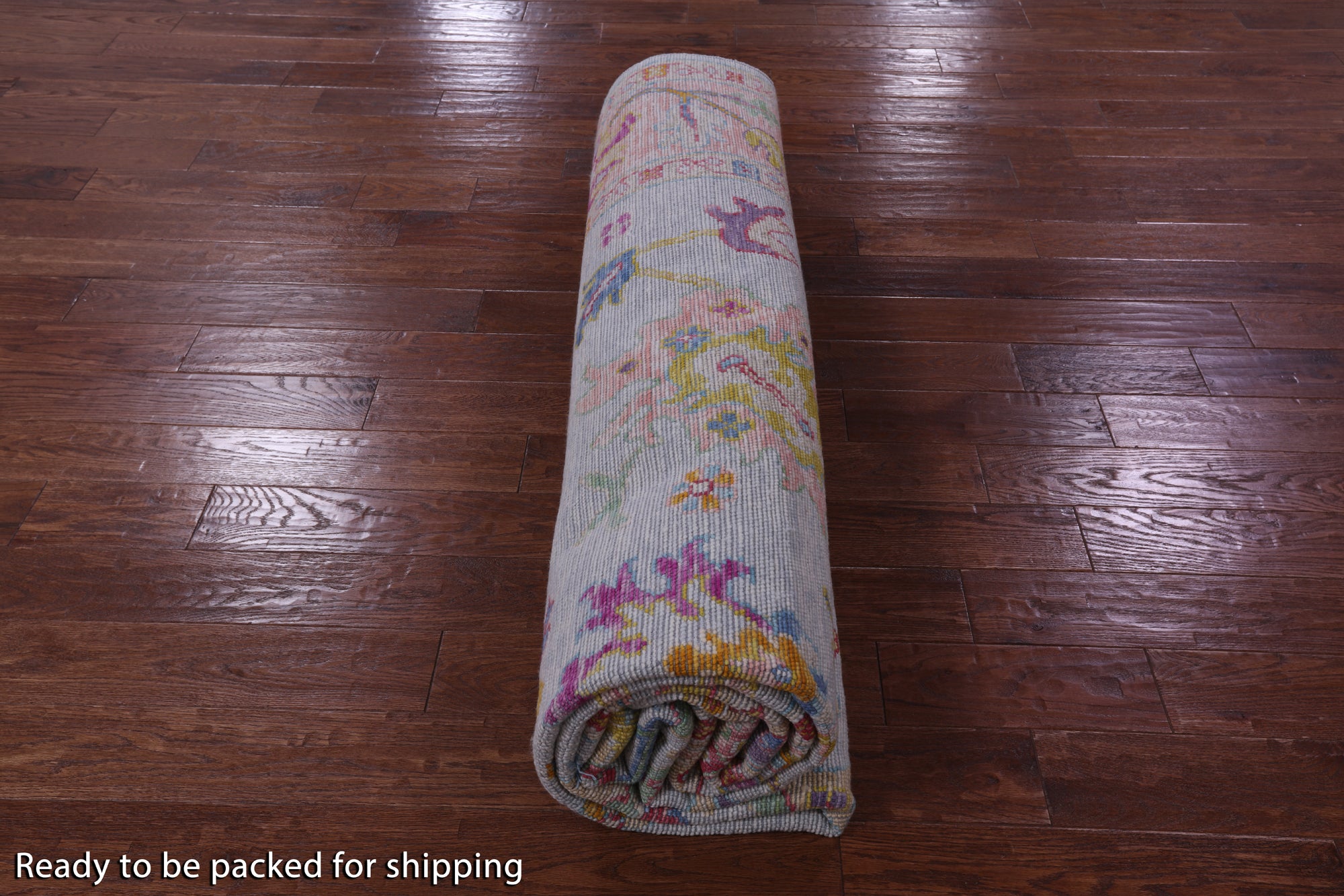 Turkish Oushak Handmade Wool Rug - 9' 4" X 12' 0" - Golden Nile