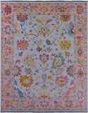 Turkish Oushak Handmade Wool Rug - 9' 4" X 12' 0" - Golden Nile