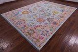 Turkish Oushak Handmade Wool Rug - 9' 4" X 12' 0" - Golden Nile