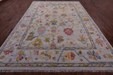 Turkish Oushak Hand Knotted Wool Rug - 8' 9" X 12' 2" - Golden Nile